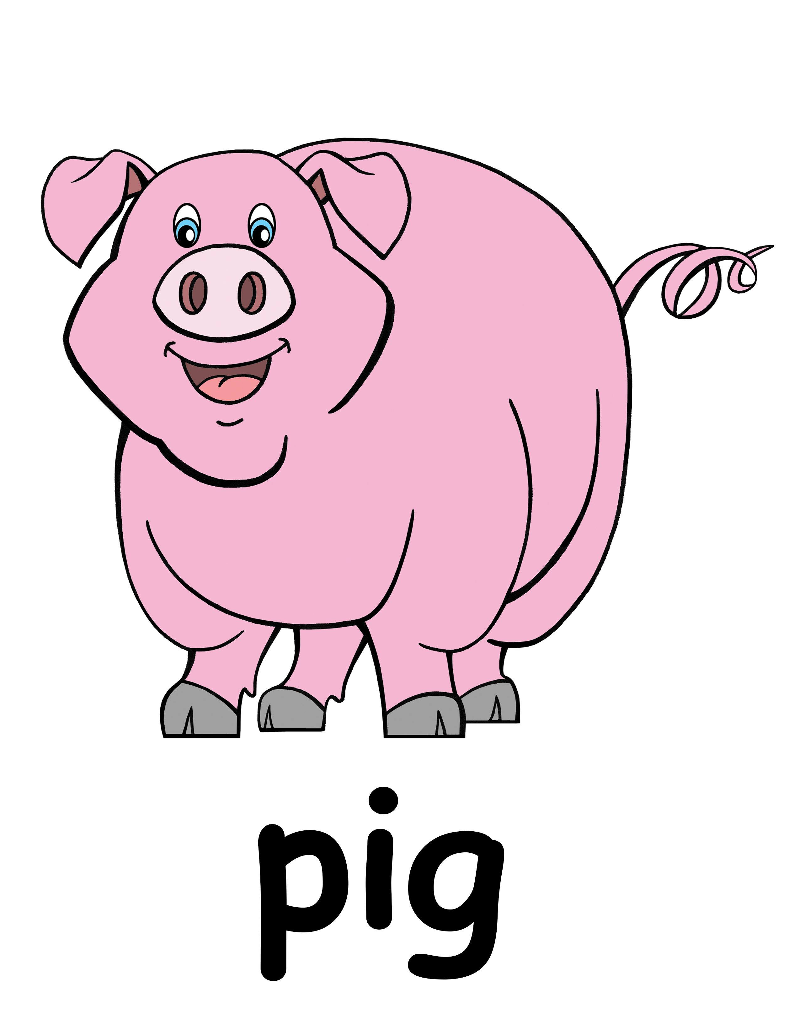 Detail Pig Clipart Nomer 52