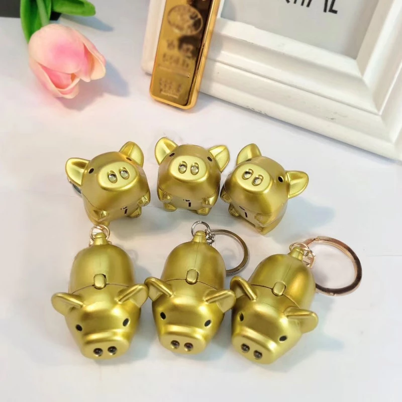 Detail Pig Flashlight Keychain Nomer 31
