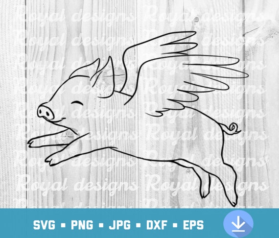 Detail Pig Flying Clipart Nomer 26