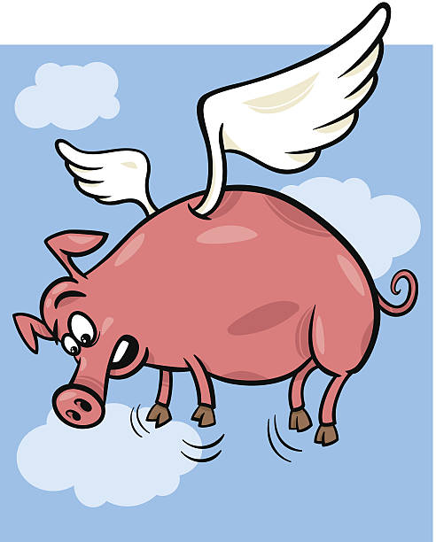 Detail Pig Flying Clipart Nomer 44