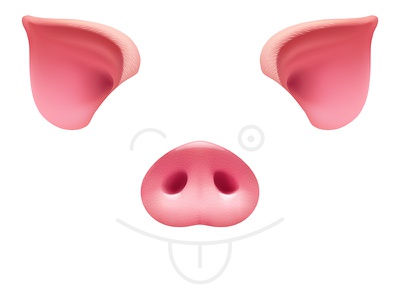 Detail Pig Nose Clipart Nomer 26