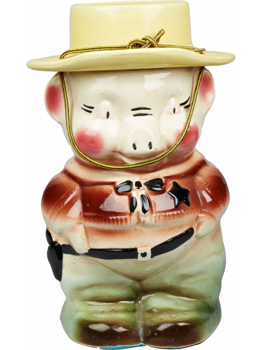 Detail Pig Sheriff Cookie Jar Nomer 25