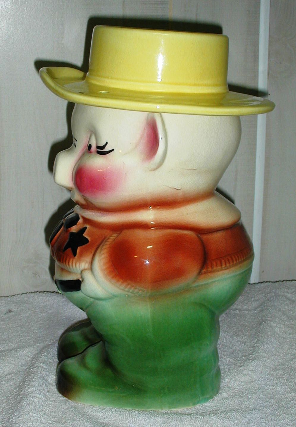 Detail Pig Sheriff Cookie Jar Nomer 9