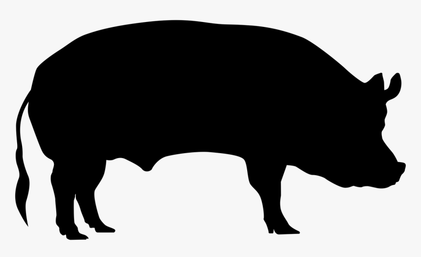 Detail Pig Silhouette Clipart Nomer 13