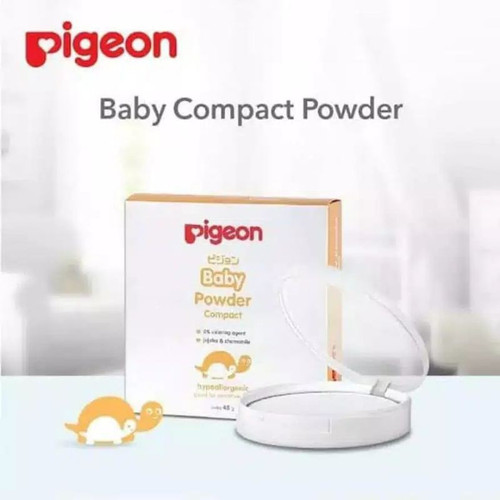 Detail Pigeon Baby Compact Powder Nomer 8