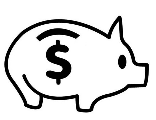 Detail Piggy Bank Clip Art Nomer 26