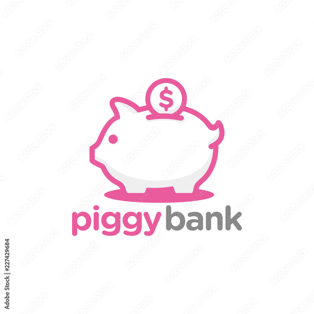 Detail Piggy Bank Logo Nomer 8