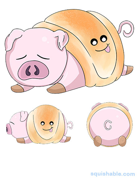 Detail Pigs In A Blanket Clipart Nomer 10
