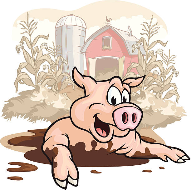 Detail Pigs In Mud Clipart Nomer 11