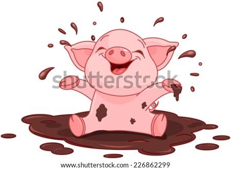 Detail Pigs In Mud Clipart Nomer 34