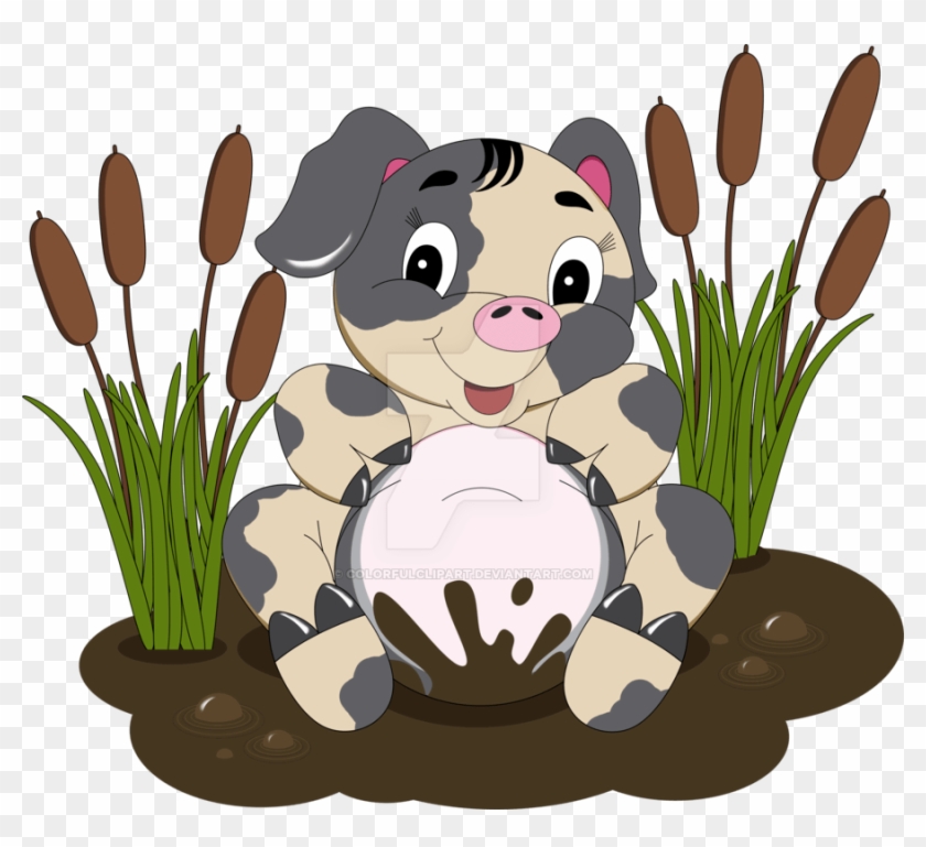 Detail Pigs In Mud Clipart Nomer 36