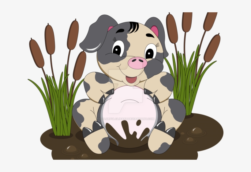 Detail Pigs In Mud Clipart Nomer 37