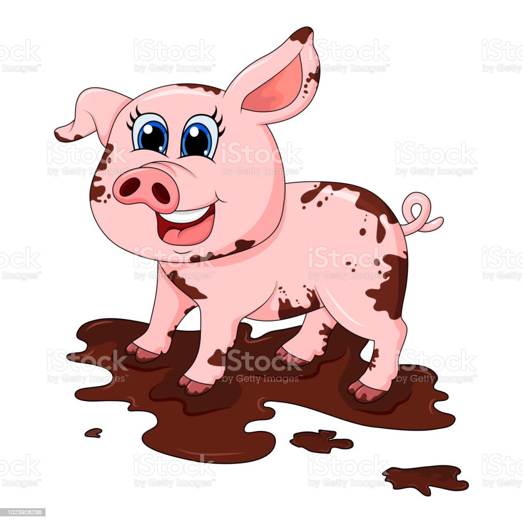 Detail Pigs In Mud Clipart Nomer 40