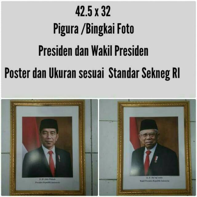 Detail Pigura Foto Presiden Nomer 50