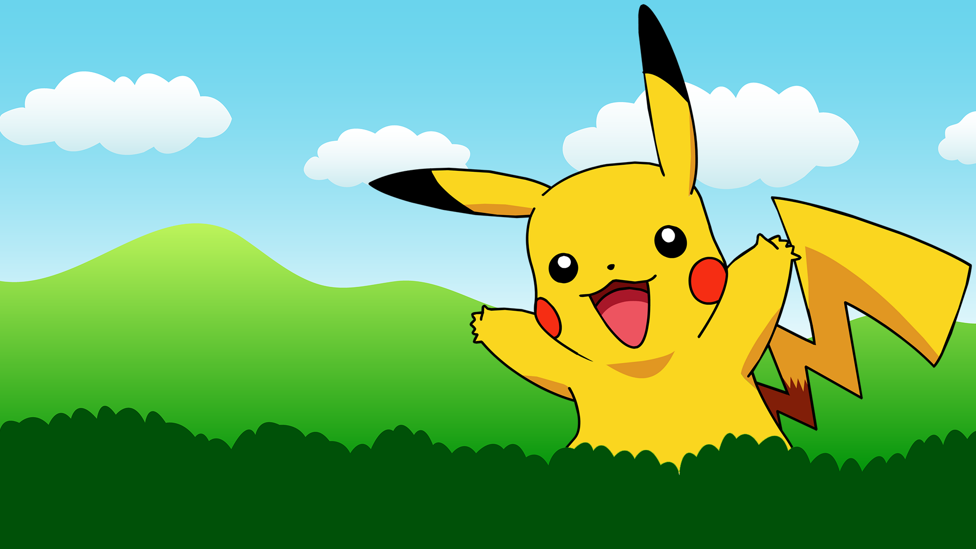 Detail Pikachu Background Nomer 24