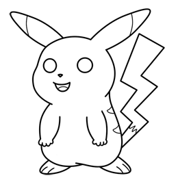 Detail Pikachu Black And White Nomer 11