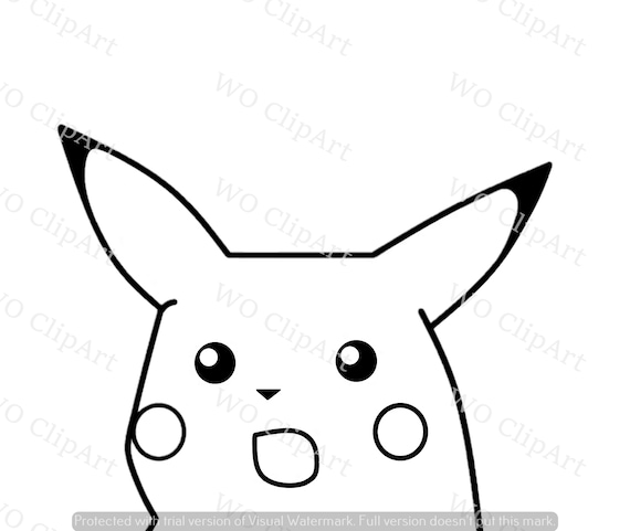 Detail Pikachu Black And White Nomer 2