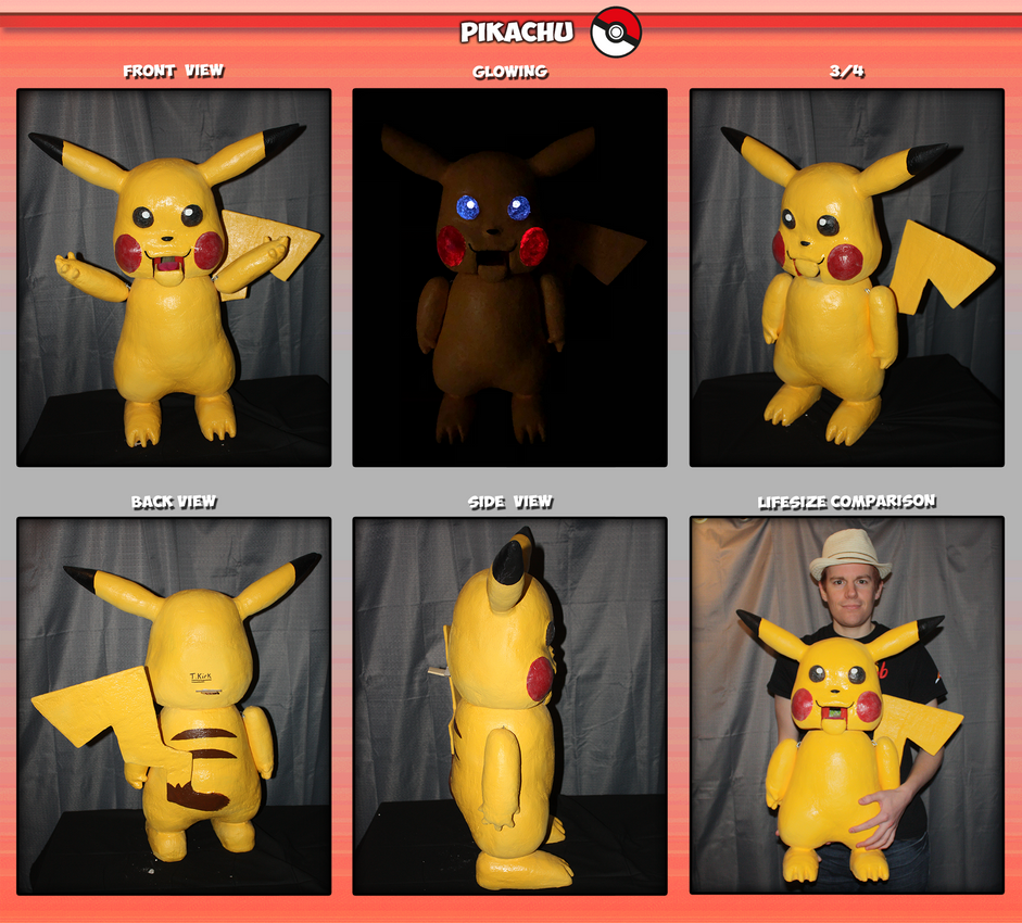 Detail Pikachu Front And Side View Nomer 10