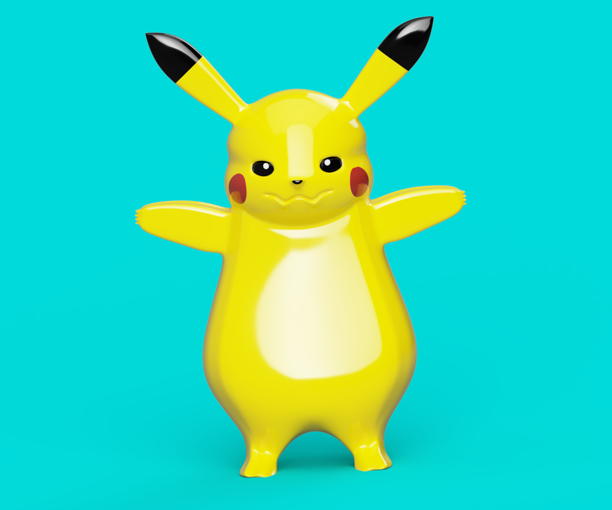 Detail Pikachu Front And Side View Nomer 12