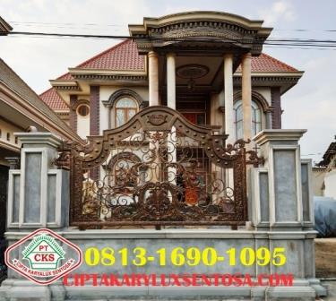 Detail Pilar Pagar Rumah Klasik Nomer 16