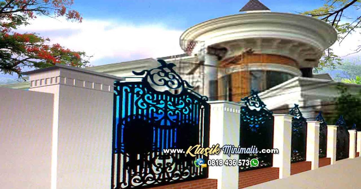 Detail Pilar Pagar Rumah Klasik Nomer 10