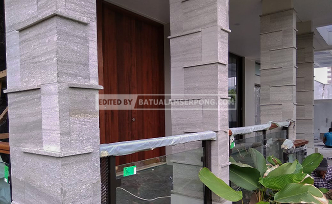 Detail Pilar Rumah Batu Alam Nomer 11