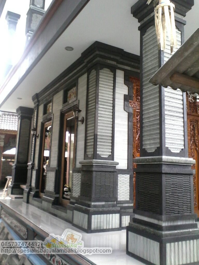 Detail Pilar Rumah Batu Alam Nomer 23