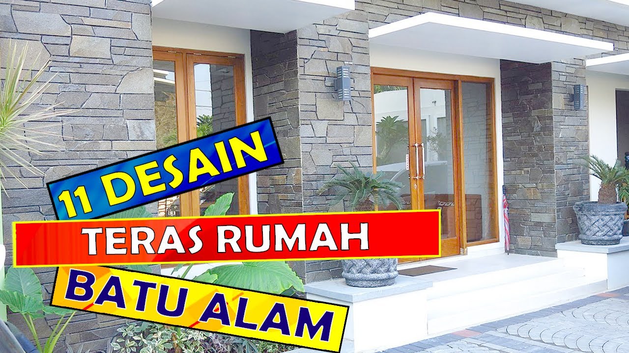 Detail Pilar Rumah Batu Alam Nomer 44