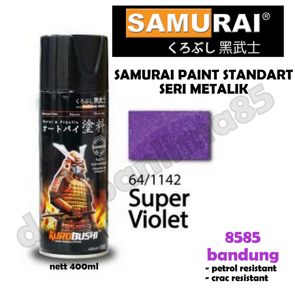 Detail Pilihan Warna Cat Samurai Nomer 38