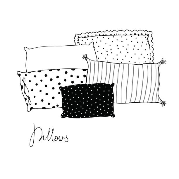 Detail Pillow Clipart Black And White Nomer 18