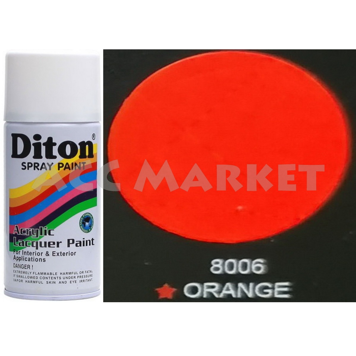 Detail Pilox Warna Orange Stabilo Nomer 4