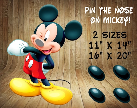 Detail Pin The Nose On Mickey Mouse Nomer 6