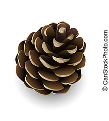 Detail Pine Cone Clipart Nomer 16