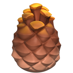 Detail Pine Cone Dragon Egg Nomer 20