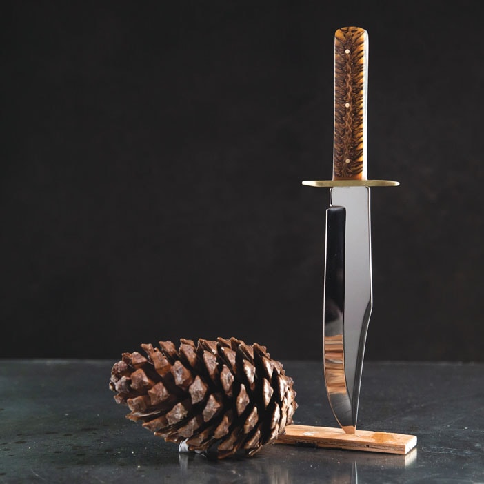 Detail Pine Cone Knife Handle Nomer 14