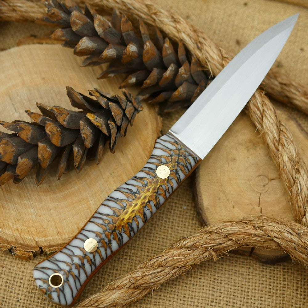 Detail Pine Cone Knife Handle Nomer 35