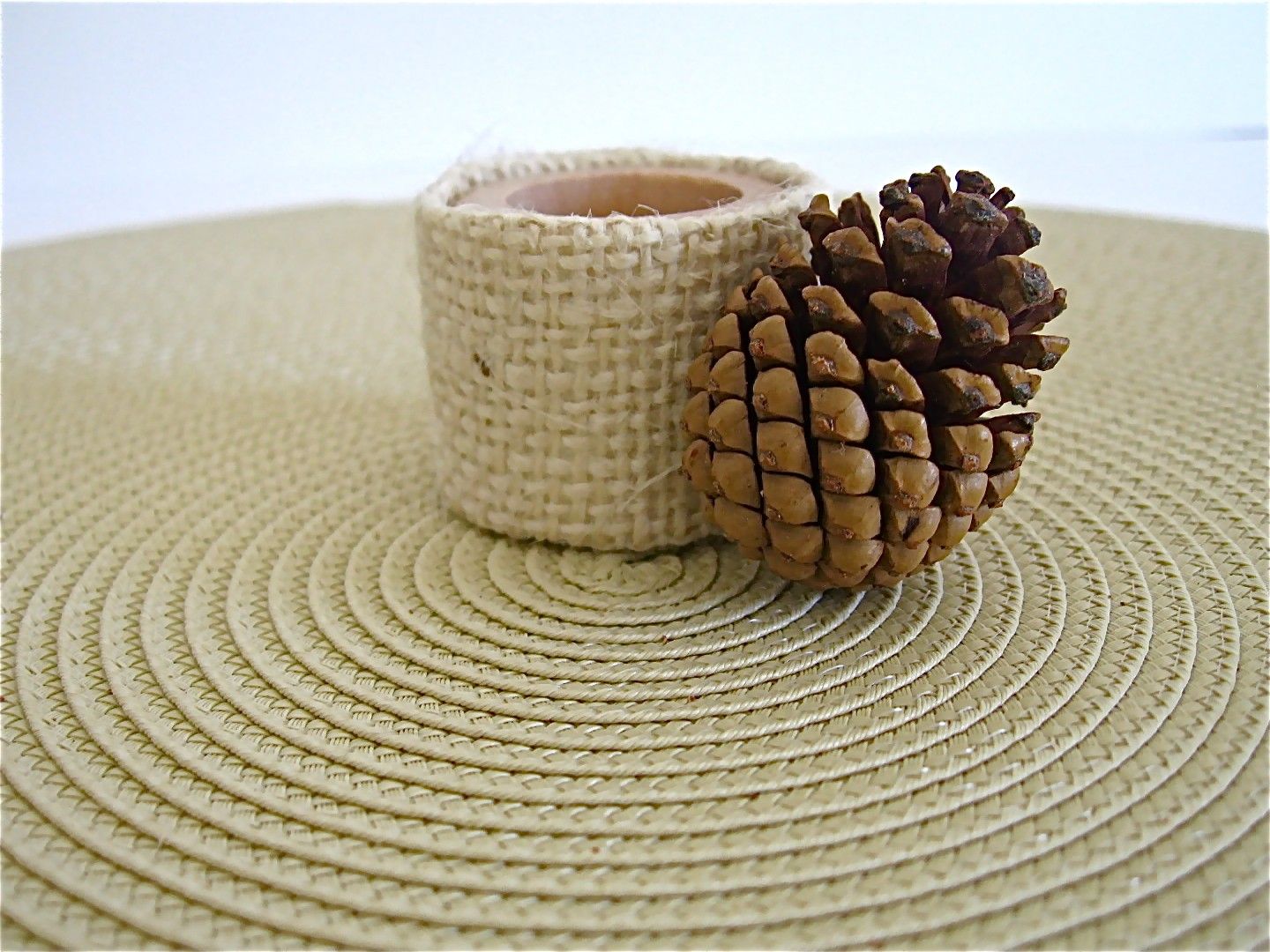 Detail Pine Cone Napkin Rings Nomer 2