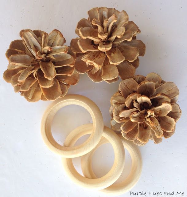Detail Pine Cone Napkin Rings Nomer 25