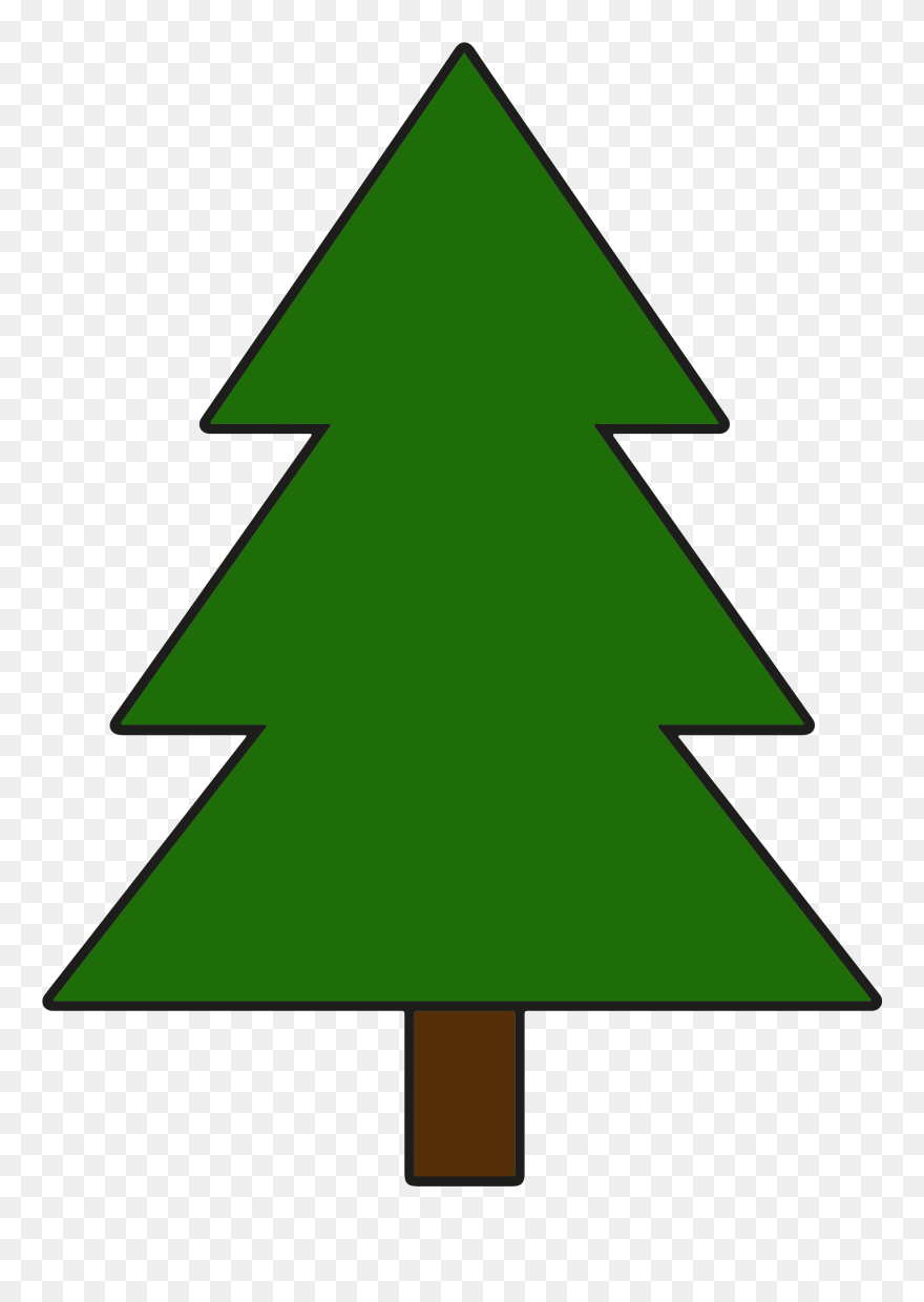 Detail Pine Tree Clipart Nomer 11