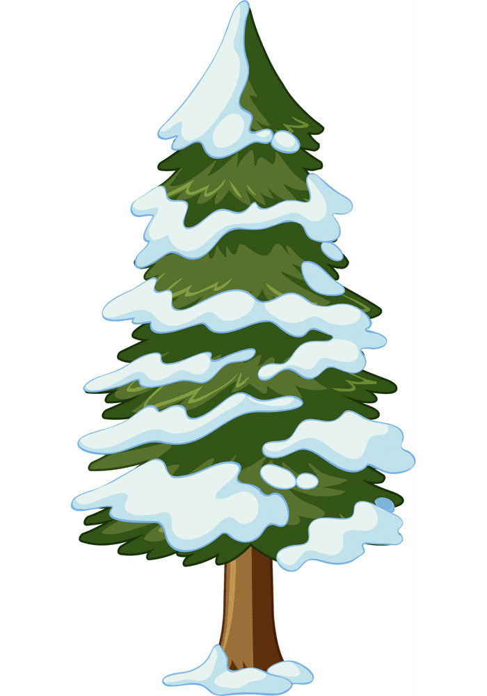 Detail Pine Tree Clipart Nomer 30