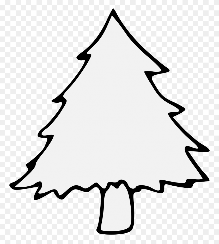 Detail Pine Tree Clipart Black And White Nomer 14