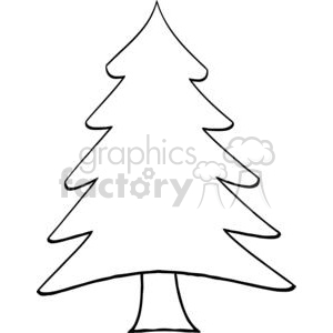 Detail Pine Tree Clipart Black And White Nomer 44