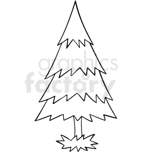 Detail Pine Tree Clipart Black And White Nomer 49