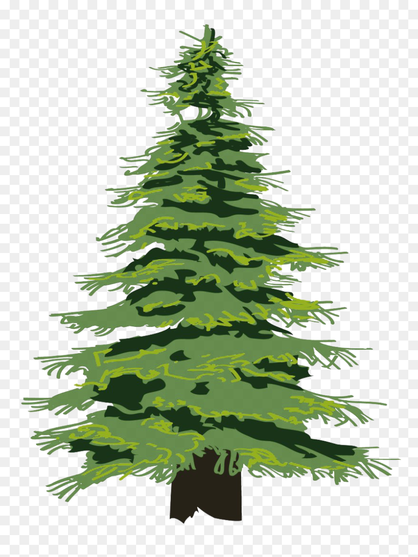 Detail Pine Tree Clipart Transparent Background Nomer 11