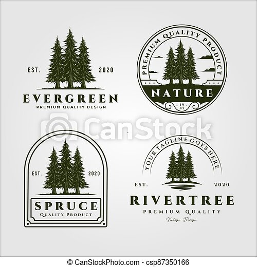 Detail Pine Tree Logo Clipart Nomer 34
