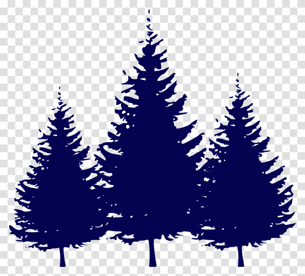 Detail Pine Tree Silhouette Clip Art Nomer 30