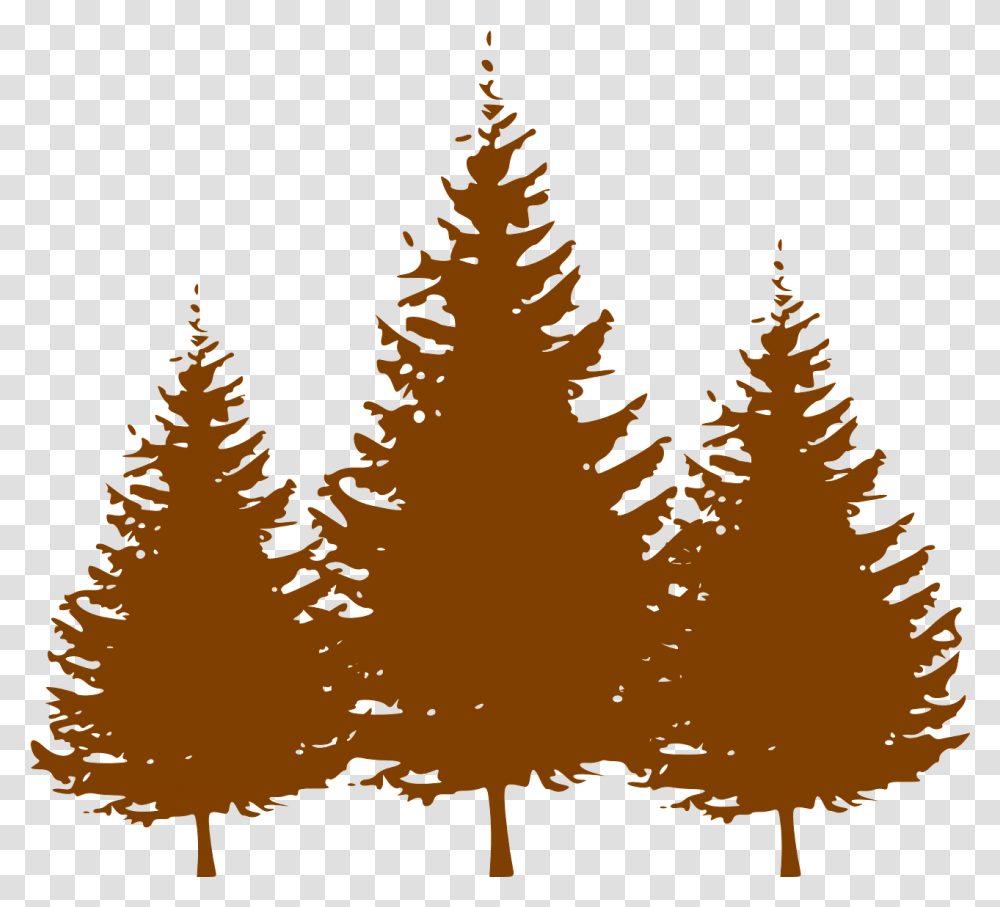 Detail Pine Tree Silhouette Clip Art Nomer 43
