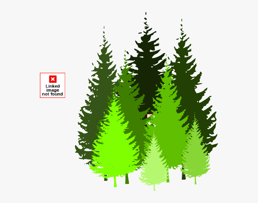 Detail Pine Tree Silhouette Clip Art Nomer 47