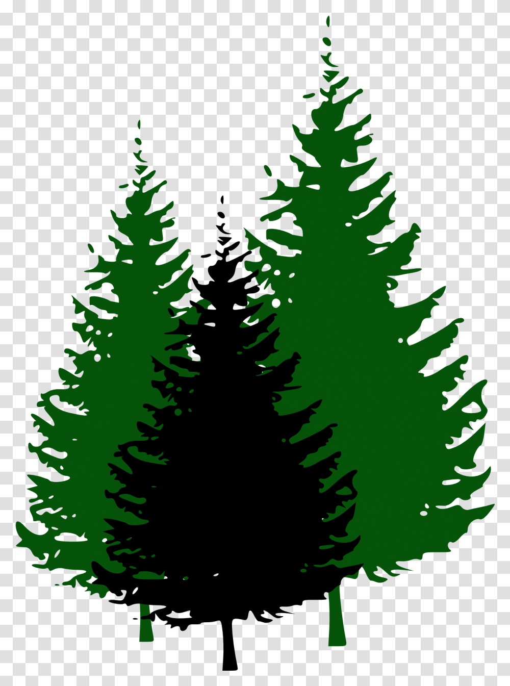 Detail Pine Tree Silhouette Clip Art Nomer 51