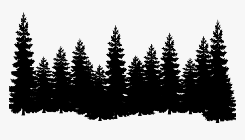 Detail Pine Tree Silhouette Clipart Nomer 33